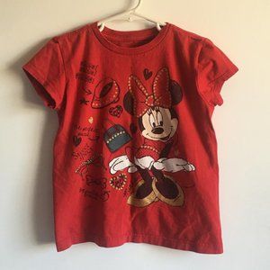 Girls Disney Minnie Mouse Shirt Size 7/8